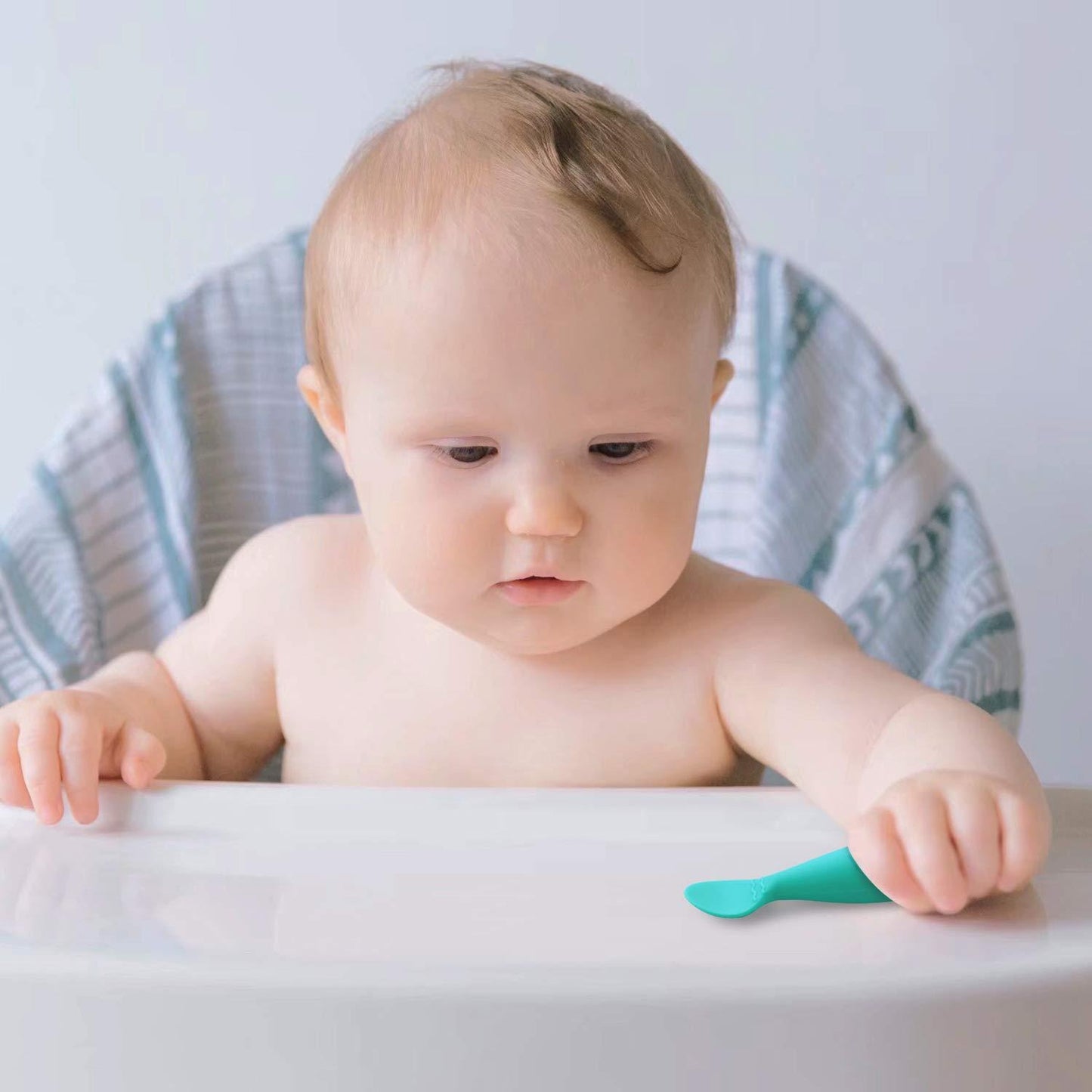Heißer verkauf silikon baby weichen löffel, food grade kinder ergänzende lebensmittel, essen fett gabel löffel