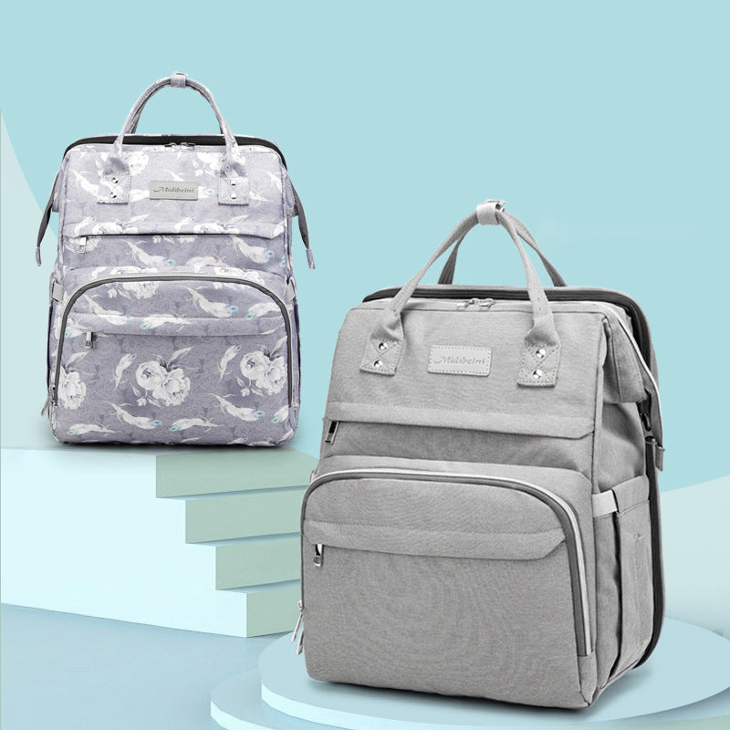 Neu Lager Tragbare Sonnenschirm Klapp Baby Bett Mama Tasche Große Kapazität Multi Funktion Mutter und Baby