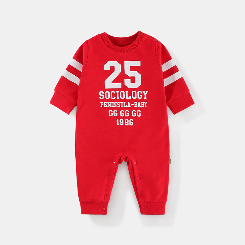 Baby Herbst Neue Langarm Romper Junge Baby Onesie Sport Stil Baby Koreanische Version Baby Kleidung