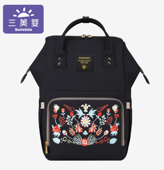 SUNVENO Mode Mama Mutterschaft Windel Tasche Große Still Tasche Reise Rucksack Designer Kinderwagen Baby Tasche Baby Pflege Windel Rucksack