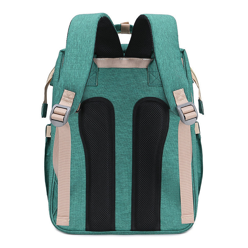 Mama-Rucksack, Wickeltaschen mit Wickelunterlage, tragbar, faltbar, multifunktional, Babybetttaschen, Reiserucksack, Mochila, Baby-Wickeltasche