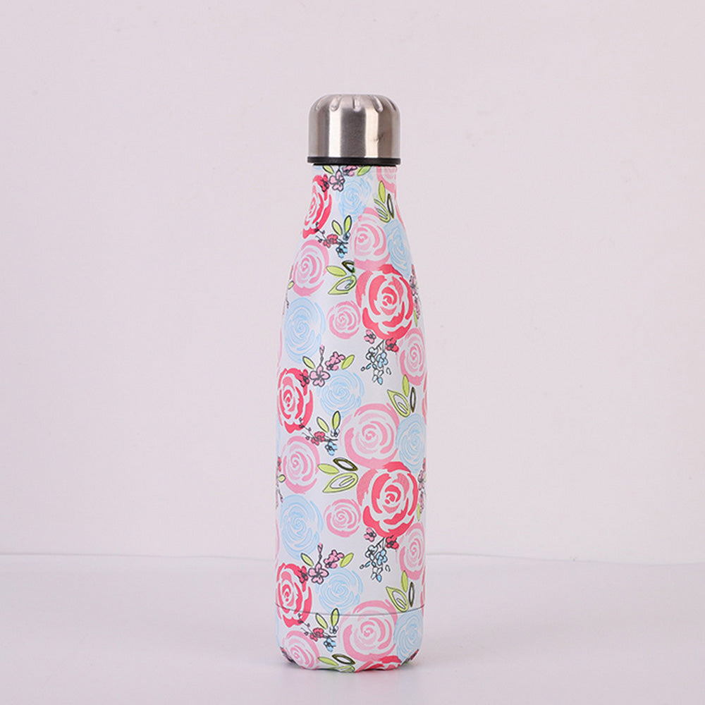 Edelstahl Vakuum Isolierte Wasser Flasche Flasche Thermos Sport Chilly 500ML