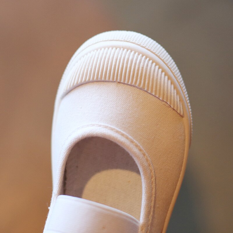 Weiße Kinder Canvas Schuhe für Mädchen und Jungen Kinder Turnschuhe weiche Stoffschuhe Jungen Mädchen Baby Kleinkind Schuhe