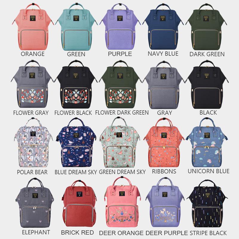 SUNVENO Mode Mama Mutterschaft Windel Tasche Große Still Tasche Reise Rucksack Designer Kinderwagen Baby Tasche Baby Pflege Windel Rucksack