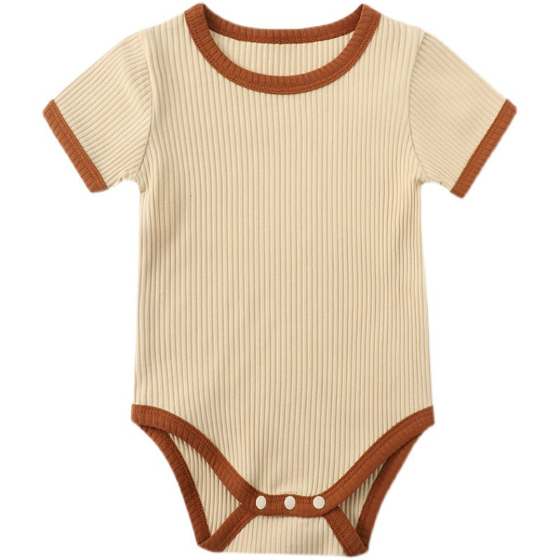 Sommer Baby Kleidung Baby Dreieck Strampler Baby Nordic Tasche Furz Kleidung Kurzarm Strampler