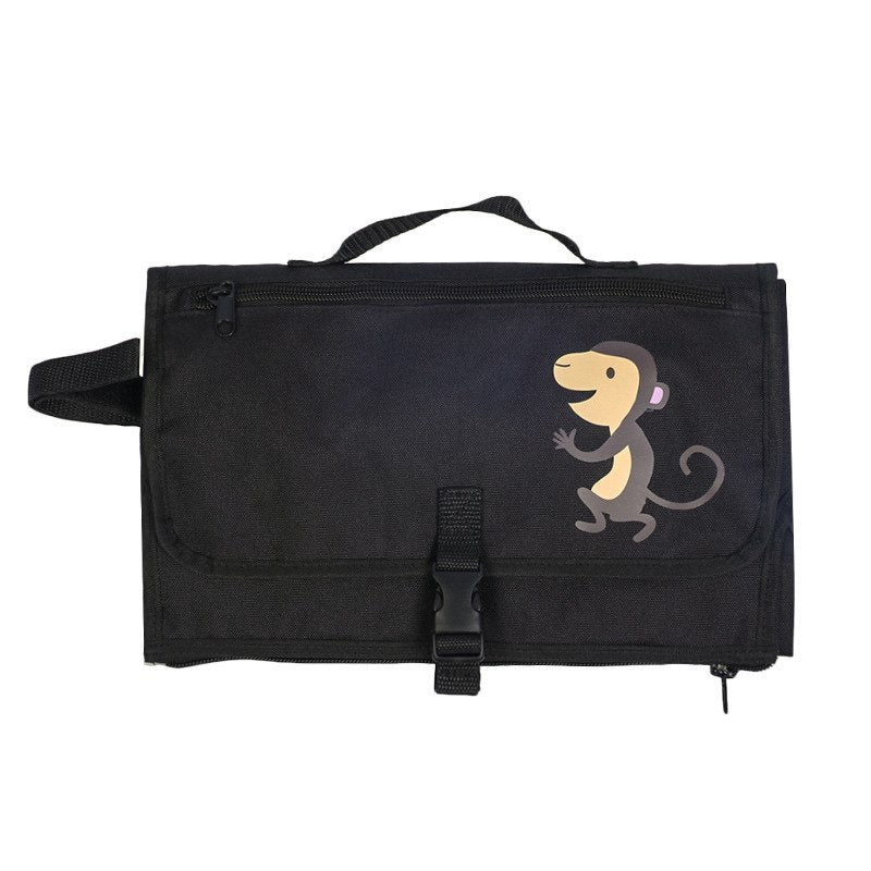 Tragbare Wickelunterlage, wasserdichte Faltstation, Clutch, Reisetragetasche für Baby-Reisewiege-Funktionen