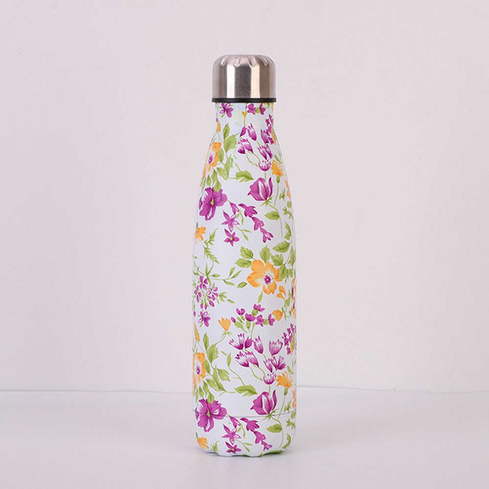 Edelstahl Vakuum Isolierte Wasser Flasche Flasche Thermos Sport Chilly 500ML