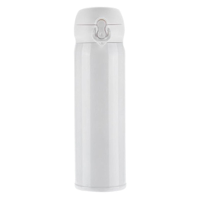 450ml Reisebecher Wasserthermosflasche Edelstahl Doppelwandige Thermosflasche Vakuumbecher Schule Zu Hause Tee Kaffee Trinkflasche