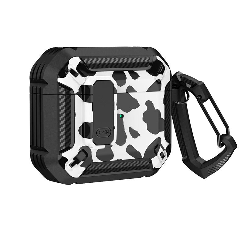 Gilt für Apples Airpods Pro-Schutzhülle 3. Drahtloses Bluetooth-Headset der dritten Generation, Headset-Schutzhülle mit Camo-Aufdruck