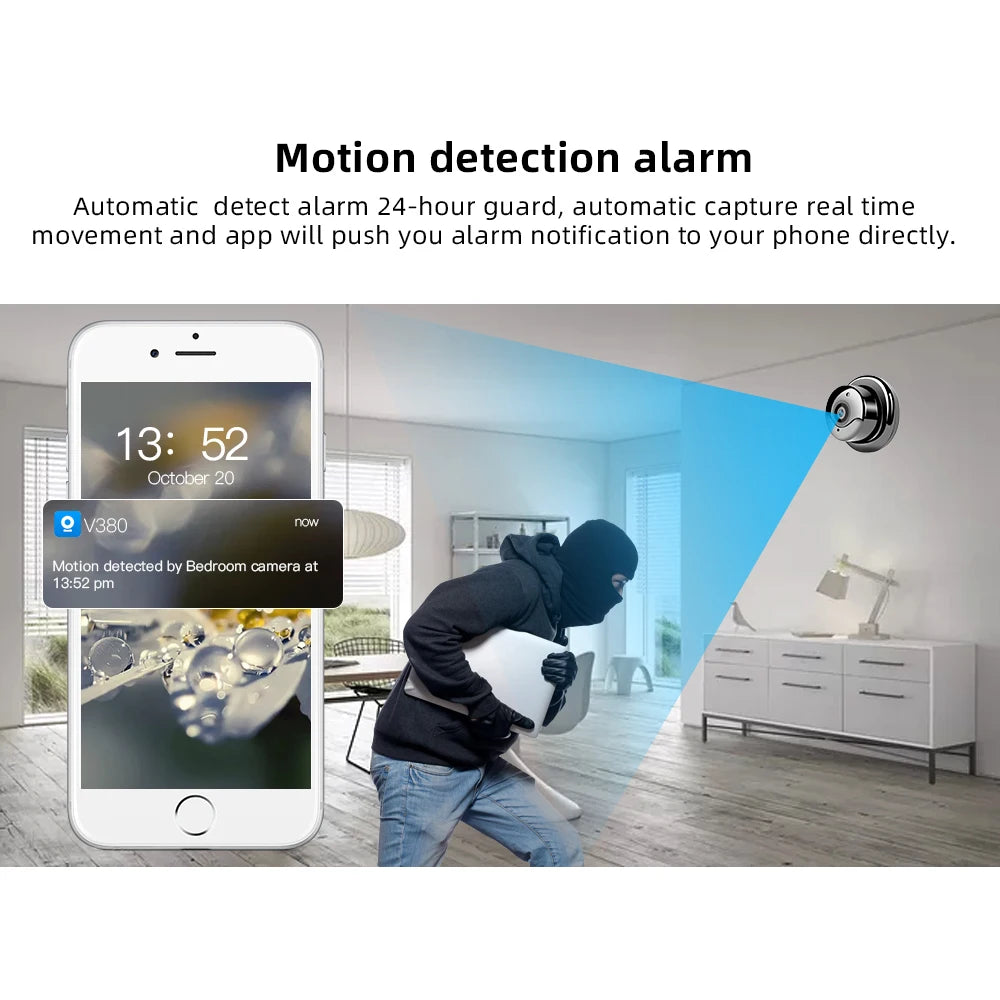 1080P Drahtlose Mini WiFi Kamera Home Security Kamera IP CCTV Überwachung IR Nachtsicht Motion Erkennen Baby Monitor P2P