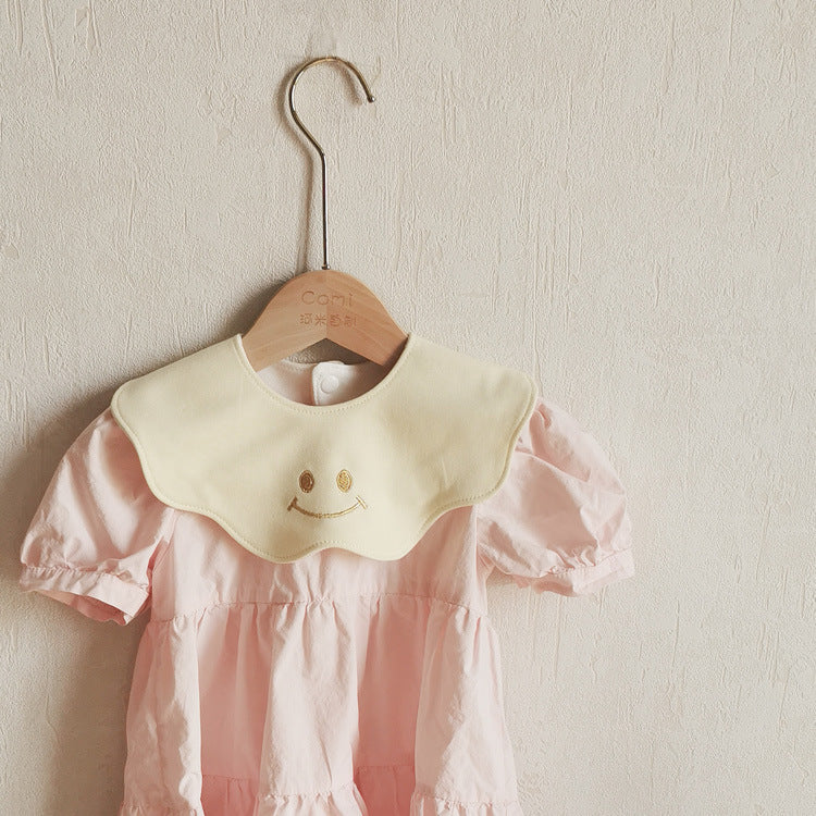 Ins Neue 360 ​​Drehbare Baby Lätzchen Baumwolle Baby Speichel Handtuch Wasserdicht Bib Baby Lieferungen 