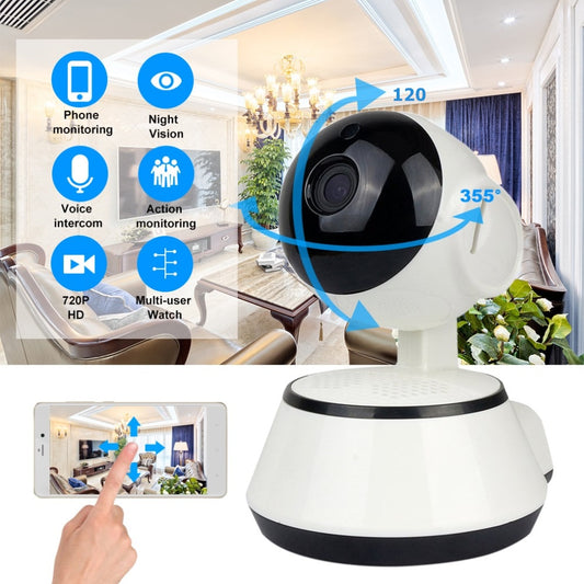 Babyphone, tragbare WiFi-IP-Kamera, 720P HD, kabellose Smart-Babykamera, Audio- und Videoaufzeichnung, Überwachungskamera für zu Hause