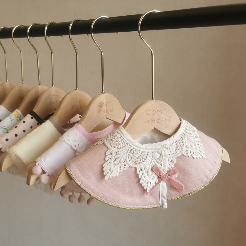 Ins Neue 360 ​​Drehbare Baby Lätzchen Baumwolle Baby Speichel Handtuch Wasserdicht Bib Baby Lieferungen 