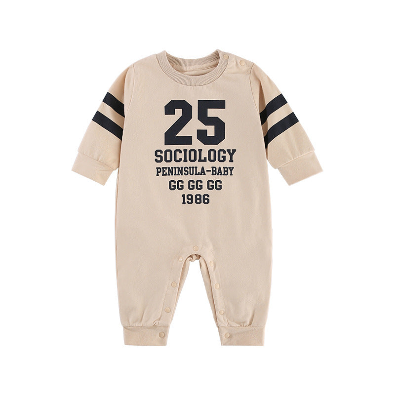 Baby Herbst Neue Langarm Romper Junge Baby Onesie Sport Stil Baby Koreanische Version Baby Kleidung