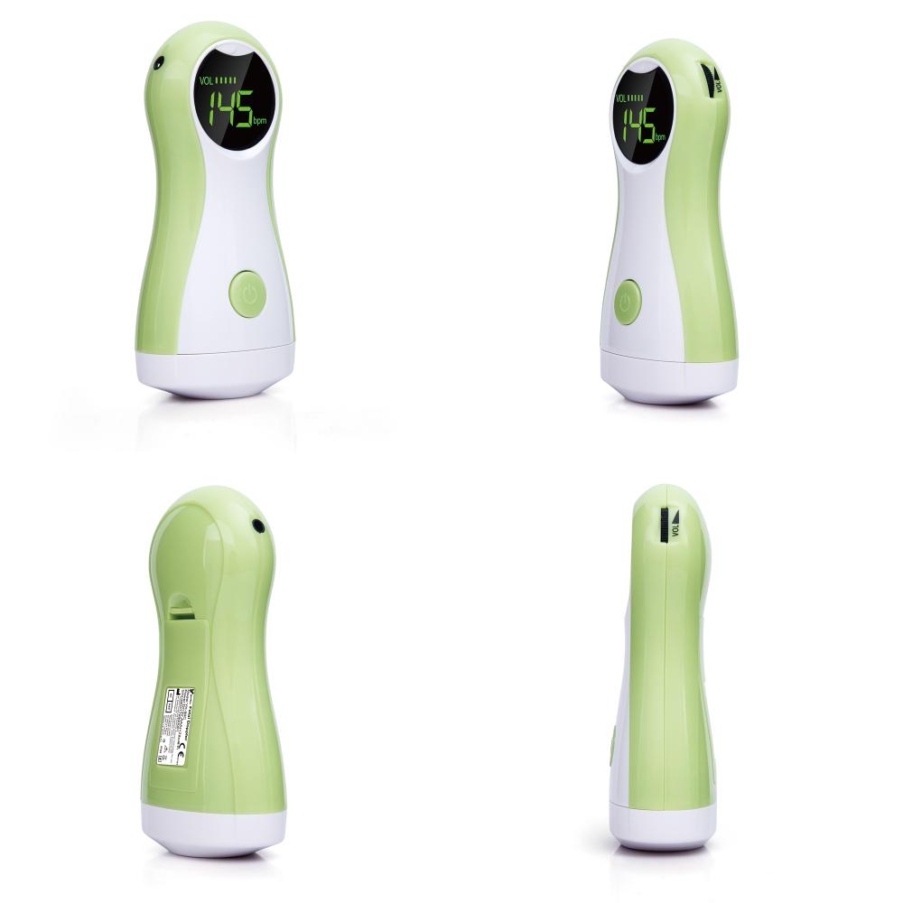 Yongrow Fetal Doppler Babyphone LCD-Display Tragbarer Baby-Pulsmesser mit Kopfhörer YK-90C für Schwangere 