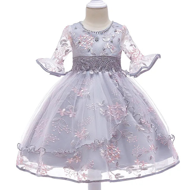 Kinder kleidung Baby Mädchen Blume Tutu Kleid Party Formale Prinzessin Kleid kinder kinder kleidung 