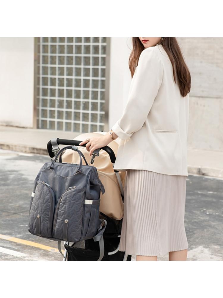 Baby, Kleinkind Windel Wickeltasche Tragbare Große Kapazität Klapp Krippe Windel Rucksack Kinderwagen Gurte Pad für Reise Outdoor 28GD