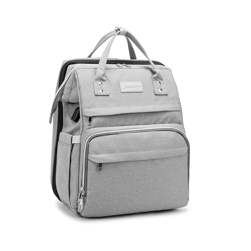 Neu Lager Tragbare Sonnenschirm Klapp Baby Bett Mama Tasche Große Kapazität Multi Funktion Mutter und Baby