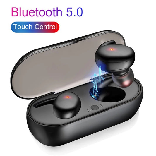 Y30 Bluetooth-Headset 5.0 Touch TWS4 Binaurales Stereo-In-Ear-Headset mit echtem kabellosem Ladefach 