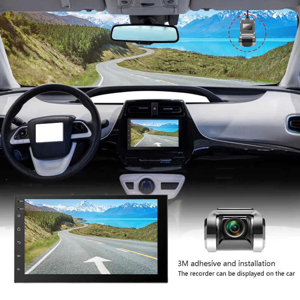 HD Dash Cam Dvr Dash Camera Car DVR ADAS Dashcam Android Dvr Car Recorder Dash Cam Night Version HD 720P Auto Recorder