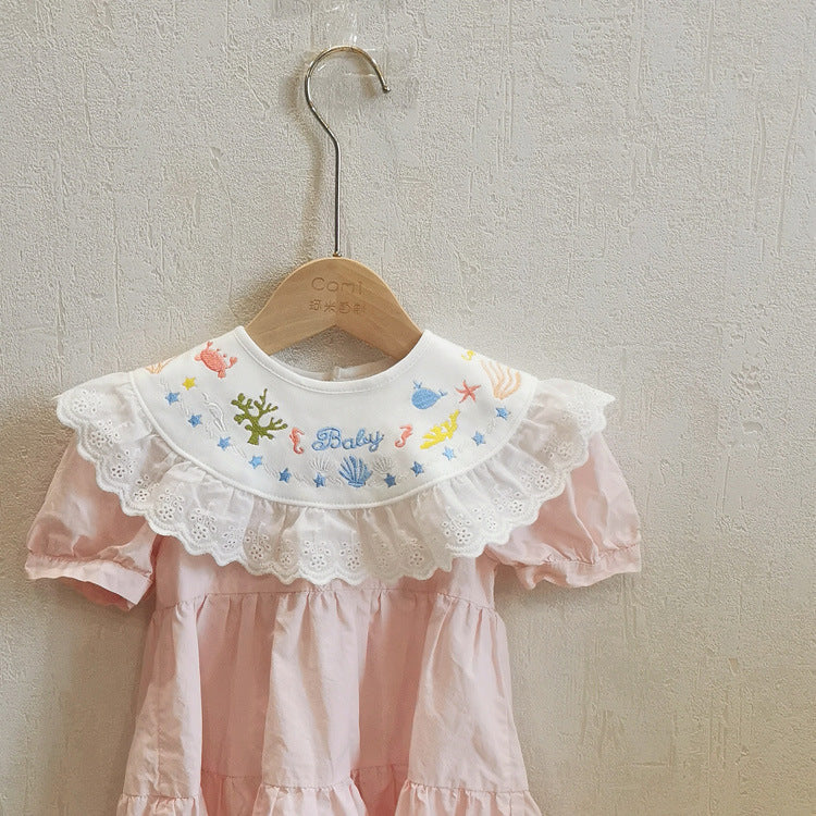 Ins Neue 360 ​​Drehbare Baby Lätzchen Baumwolle Baby Speichel Handtuch Wasserdicht Bib Baby Lieferungen 