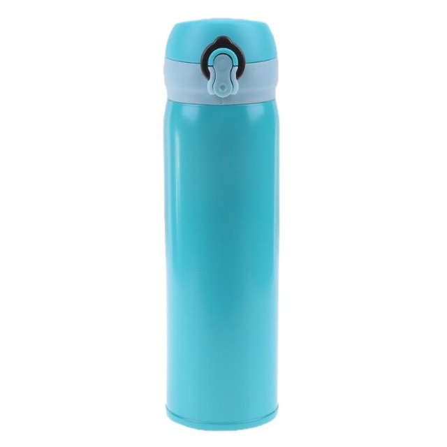 450ml Reisebecher Wasserthermosflasche Edelstahl Doppelwandige Thermosflasche Vakuumbecher Schule Zu Hause Tee Kaffee Trinkflasche 