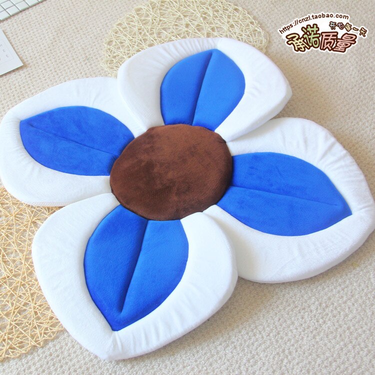 80CM Baby-Badematte Blühende Badewanne Blume Babybadewanne Waschbecken Sicher Neugeborenen Dusche Baden Faltbare Sicherheit Blütenblatt Sitzpolster 