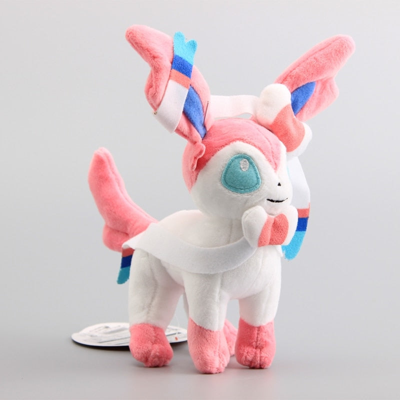 Plush Toys Standing Sylveon Umbreon Eevee Espeon Vaporeon Flareon Stuffed Animal Soft Dolls Kids Gift