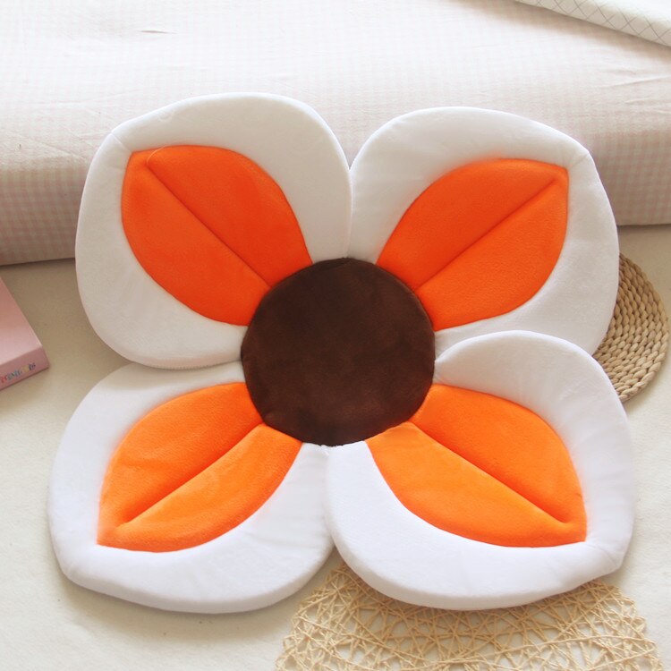 80CM Baby-Badematte Blühende Badewanne Blume Babybadewanne Waschbecken Sicher Neugeborenen Dusche Baden Faltbare Sicherheit Blütenblatt Sitzpolster 