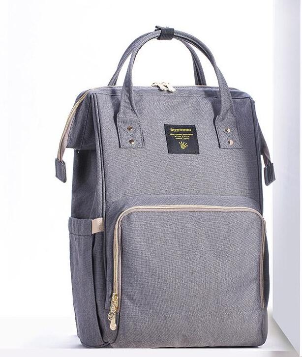 SUNVENO Mode Mama Mutterschaft Windel Tasche Große Still Tasche Reise Rucksack Designer Kinderwagen Baby Tasche Baby Pflege Windel Rucksack