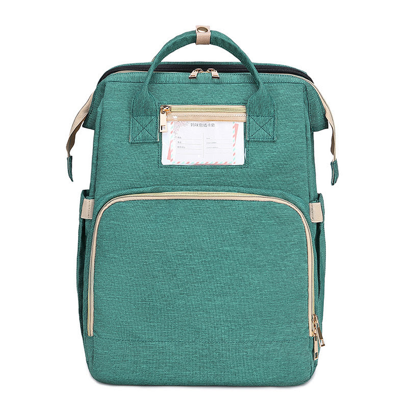 Mama-Rucksack, Wickeltaschen mit Wickelunterlage, tragbar, faltbar, multifunktional, Babybetttaschen, Reiserucksack, Mochila, Baby-Wickeltasche