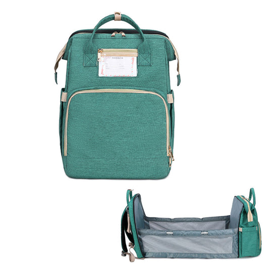 Mama-Rucksack, Wickeltaschen mit Wickelunterlage, tragbar, faltbar, multifunktional, Babybetttaschen, Reiserucksack, Mochila, Baby-Wickeltasche