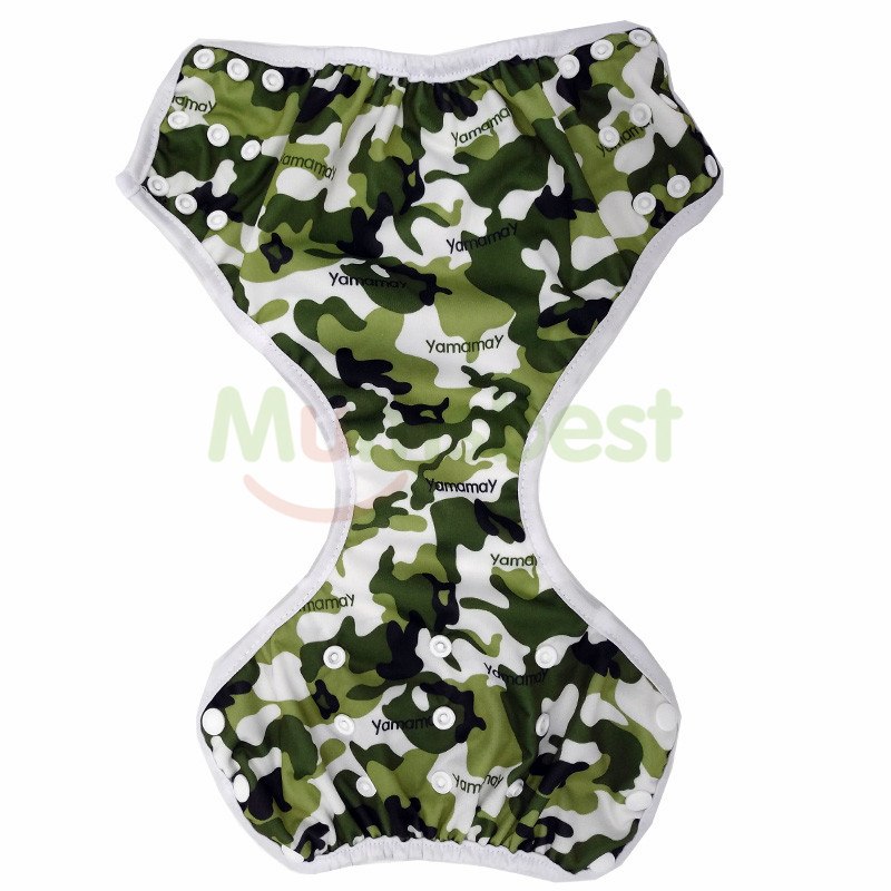 Baby AIO Training Pants Washable Baby Cloth Nappy With Cotton Insert Reusable Cloth Diapers For 10-18kg Babies