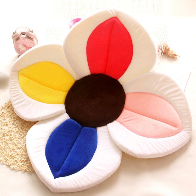 80CM Baby-Badematte Blühende Badewanne Blume Babybadewanne Waschbecken Sicher Neugeborenen Dusche Baden Faltbare Sicherheit Blütenblatt Sitzpolster 