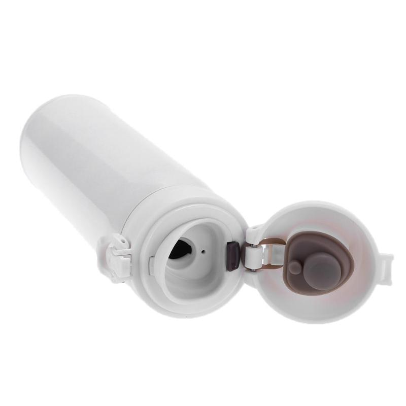 450ml Reisebecher Wasserthermosflasche Edelstahl Doppelwandige Thermosflasche Vakuumbecher Schule Zu Hause Tee Kaffee Trinkflasche 