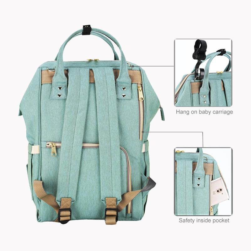 SUNVENO Mode Mama Mutterschaft Windel Tasche Große Still Tasche Reise Rucksack Designer Kinderwagen Baby Tasche Baby Pflege Windel Rucksack